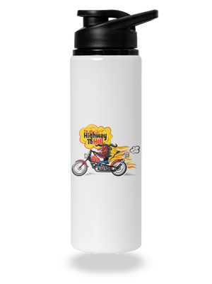 Pekelná jazda flaša na vodu White