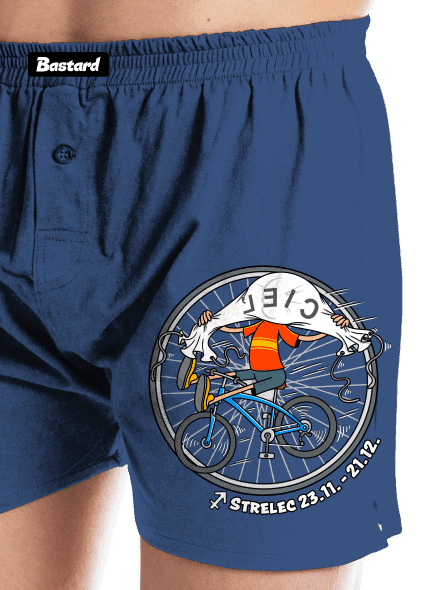 Cyklistický horoskop: Strelec pánske trenky Blue