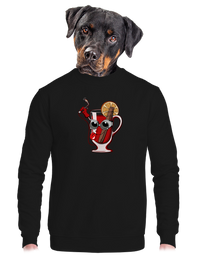 unisex mikina bez kapucne