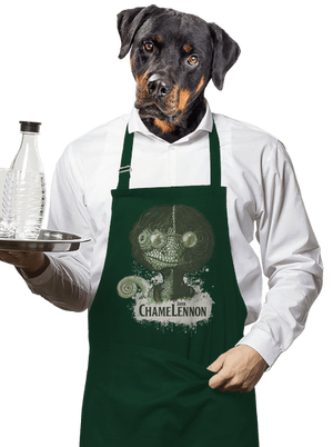 ChameLennon zástera Bottle Green