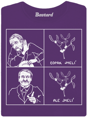 Cimrman: Copak jmelí dámske tričko prémium Purple