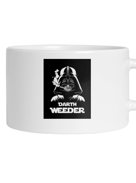 Darth Weeder hrnček makronka White