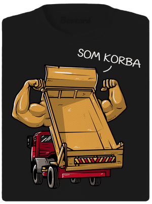 Korba dámske športové tričko Black