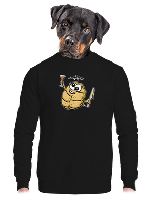 unisex mikina bez kapucne