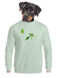 unisex mikina bez kapucne