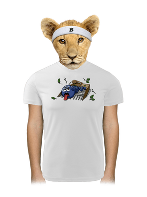 Čučoriedky detské športové tričko White