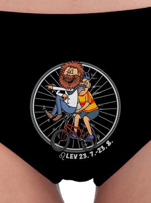 Cyklistický horoskop: Lev dámske nohavičky Black