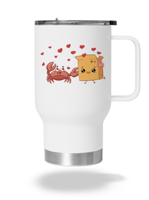 Krab a krabica termohrnček White