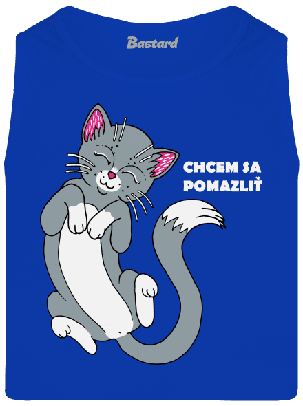 Chcem sa pomazliť pánske tielko Royal Blue