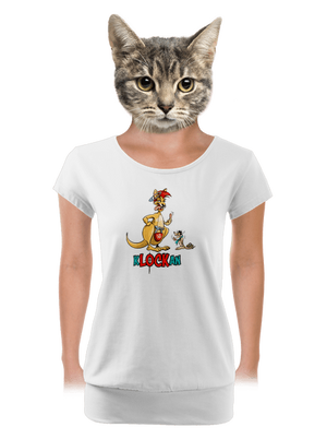 dámske tričko s lemom