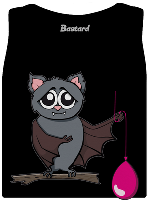 Netopier dámske tielko klasické Black