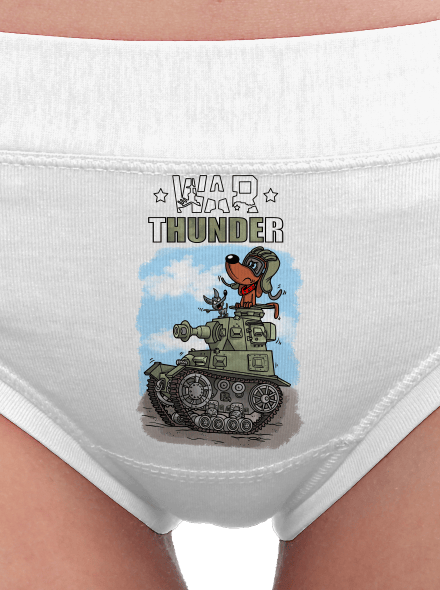 War Hunde dámske nohavičky White