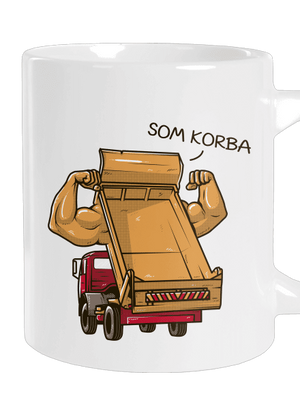 Korba veľký hrnček White