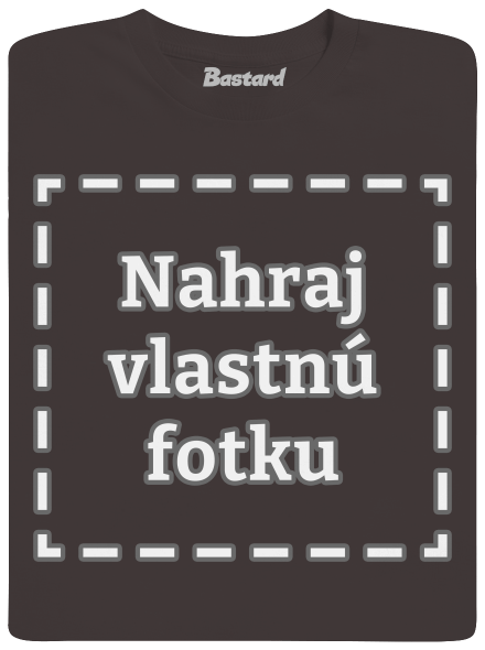 Vlastná potlač pánske dlhý rukáv Bear Brown