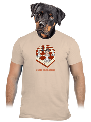 Dáma nahá jedna pánske tričko Sand