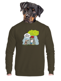 unisex mikina bez kapucne