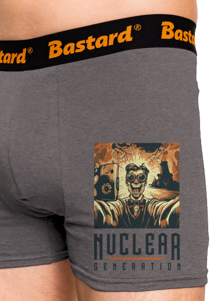 Nuclear generation boxerky Gray Melange