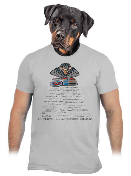 Coder ape pánske tričko Pacific Grey