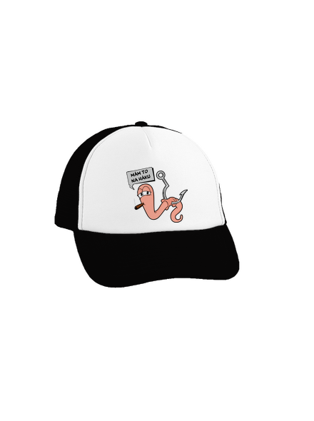 Na háku šiltovka truckerka Black cap