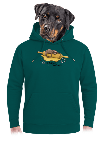 Milujem váľanie unisex mikina premium Emerald Green