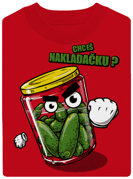 Nakladačka unisex mikina bez kapucne Red