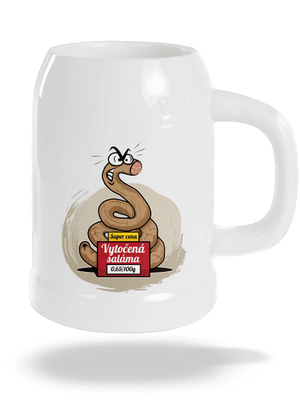 Vytočená saláma polliter White