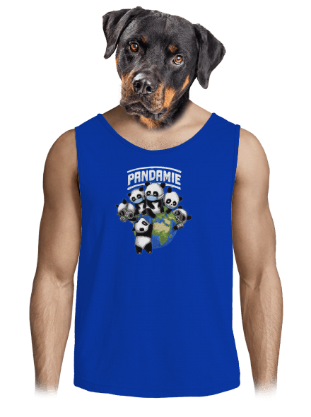 Pandamie pánske tielko Royal Blue