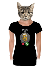 dámske tričko s lemom