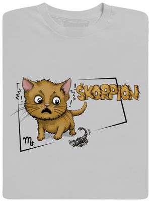 Mačací horoskop: Škorpion pánske tričko Pacific Grey