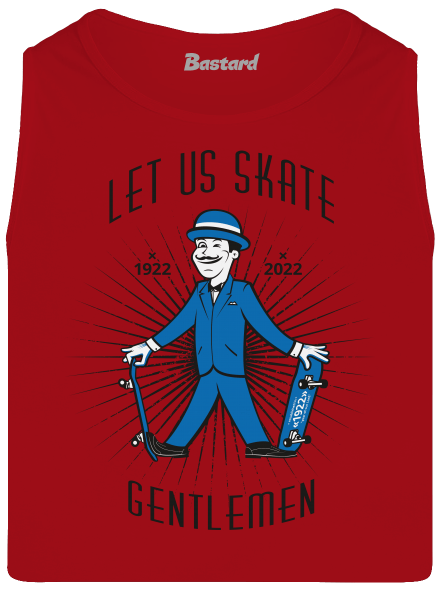Let us skate pánske tielko Red
