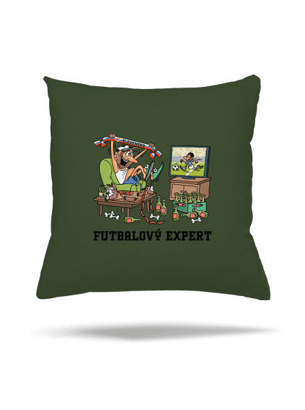 Futbalový expert vankúš Olive Green