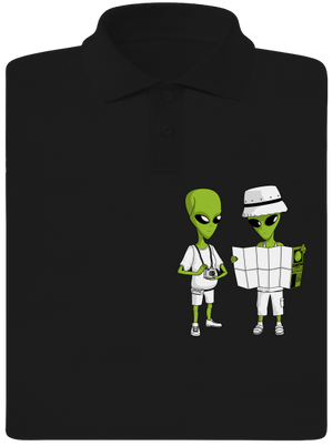Mimozemšťania pánska polokošeľa Black