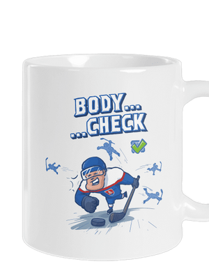 Body check klasický hrnček White