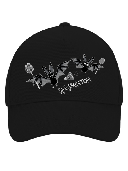Batminton šiltovka baseballka Black