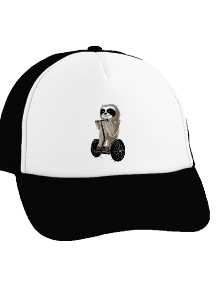 Leňoch šiltovka truckerka Black cap