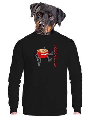 unisex mikina bez kapucne