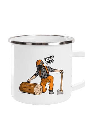 Drevorubač plecháčik White