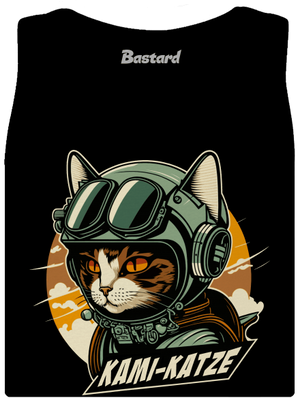 Kami-Katze dámske tielko klasické Black