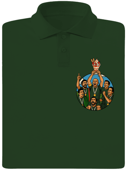 Pohár pánska polokošeľa Bottle Green Mal