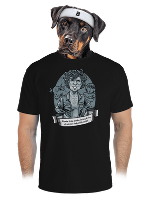 B14: Léto s kovbojem pánske športové tričko Black