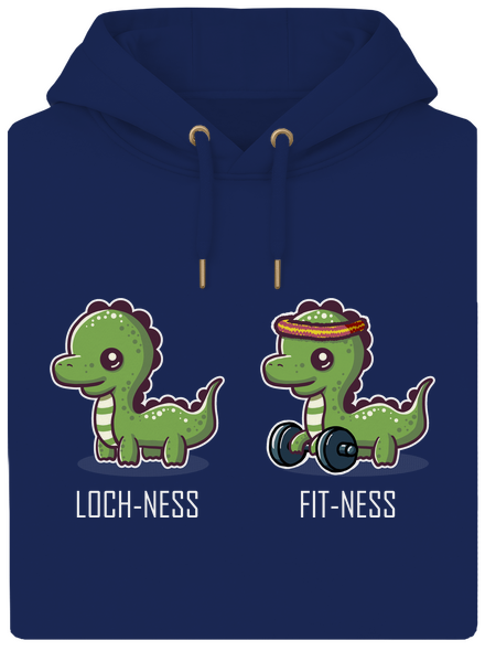 Fit-ness unisex mikina premium Navy