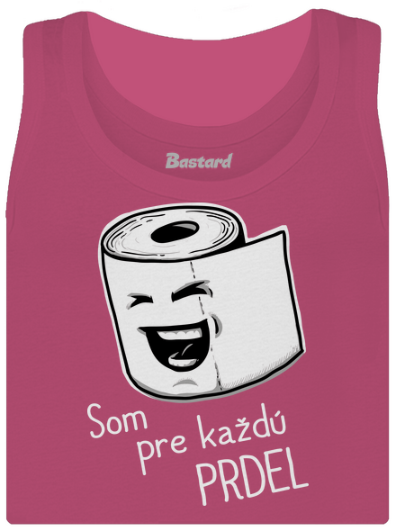 Prdel dámske tielko klasické Magenta