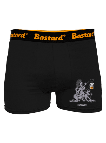 Múdra žena boxerky Black