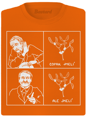 Cimrman: Copak jmelí dámske športové tričko Neon Orange