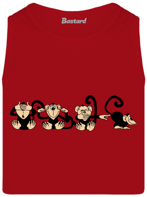 Opica pánske tielko Red