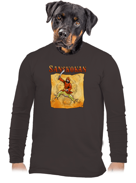 Sanskokan pánske dlhý rukáv Bear Brown