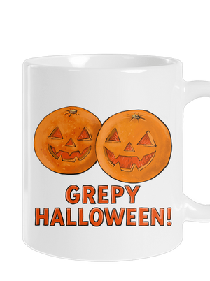 Grepy Halloween klasický hrnček White