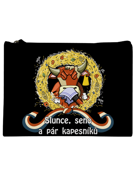 Slunce, seno a pár kapesníků taštička Black