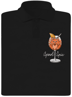 Aperol Špic pánska polokošeľa Black