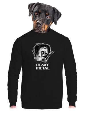 unisex mikina bez kapucne